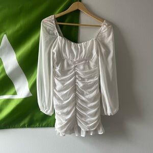 Revolve - More to Come Petra Ruched Mini Dress